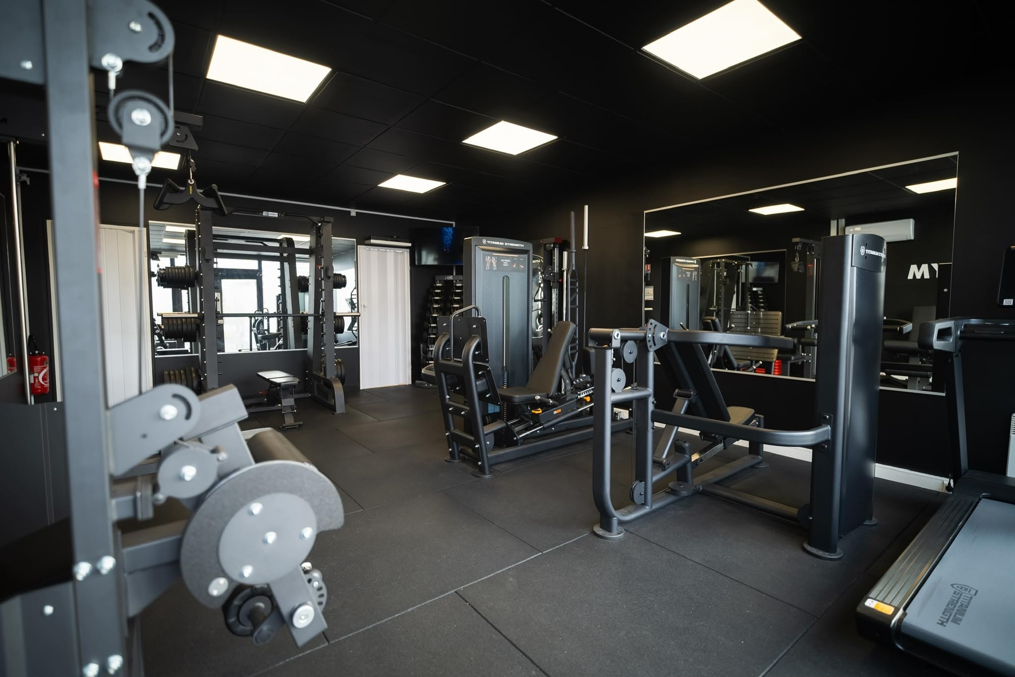 Salle MyMicroGym prête pour l'entraînement